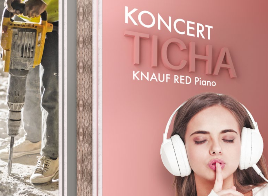 KNAUF RED Piano protihluková deska za nízkou cenu