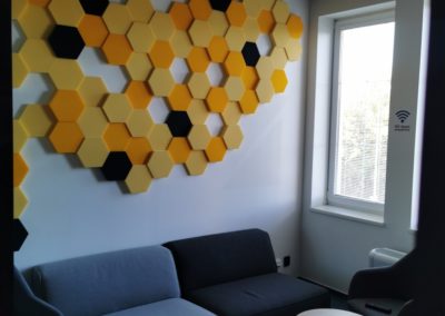 Akustická úprava kanceláří a zasedací místnosti ve Středočeském inovačním centru